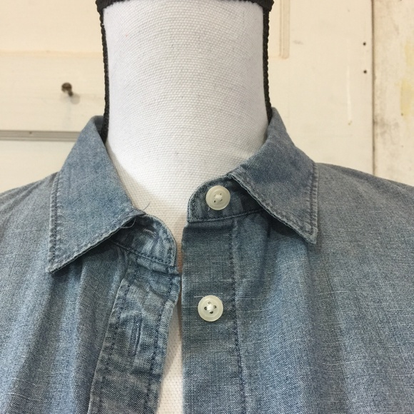 J Crew Denim Style Button Up Shirt NWT - Picture 3 of 7